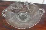 mtv1463-rare-vintage-cambridge-elaine-flower-etched-handled-candy-nut-dish-bowl-compote